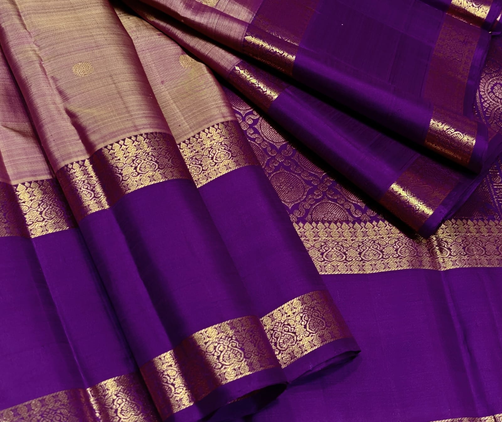 Rich Heritage Weaving Kancheepuram Silk Saree For Bridal Wear